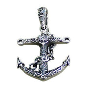 Viking Anchor Sterling Silver Pendant